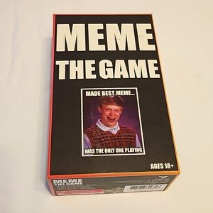 Like-New! Meme: The Game Funny Card Voting Game - All Pieces Intact